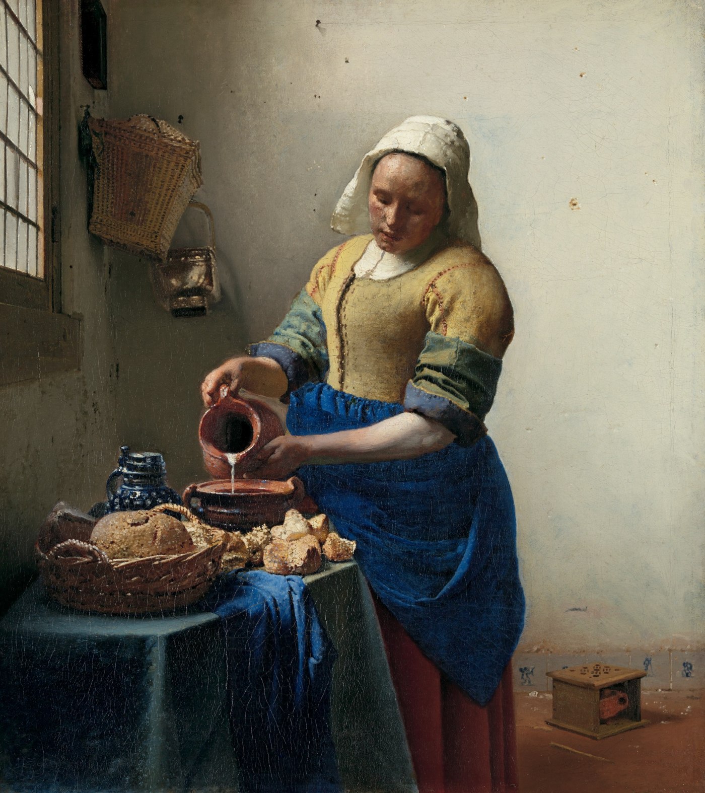 The Milkmaid by Johannes Vermeer